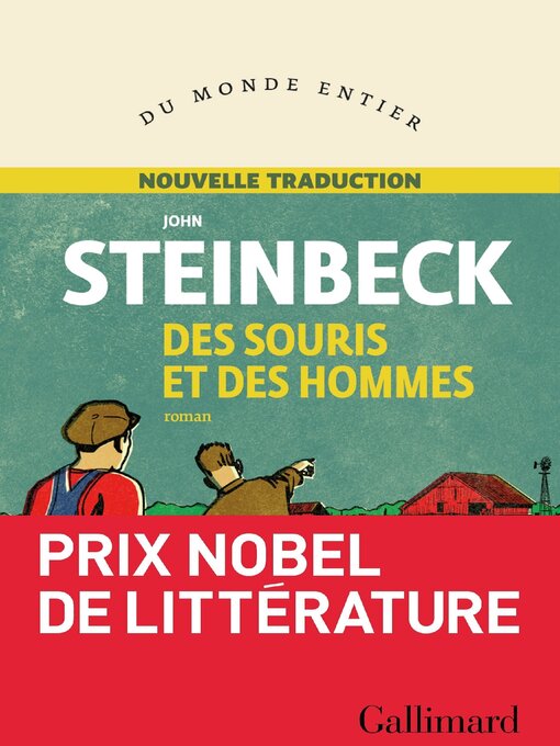 Title details for Des souris et des hommes by John Steinbeck - Available